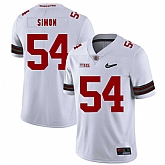 Ohio State Buckeyes 54 John Simon White Diamond Nike Logo College Football Jersey Dzhi,baseball caps,new era cap wholesale,wholesale hats